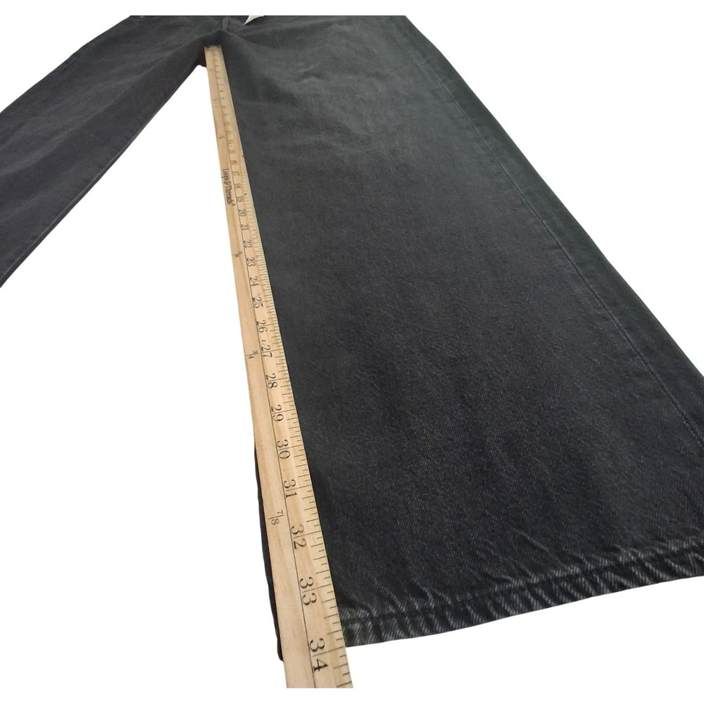 Levi's Premium 501 Loose Jeans Men's 38x32 Black Wash Straight Leg NWT - Picture 13 of 15